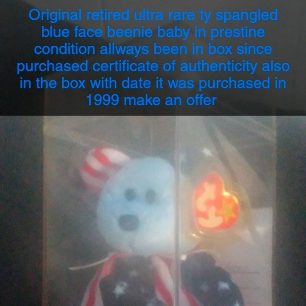 Mint condition Bluefaced ultra rare spangle